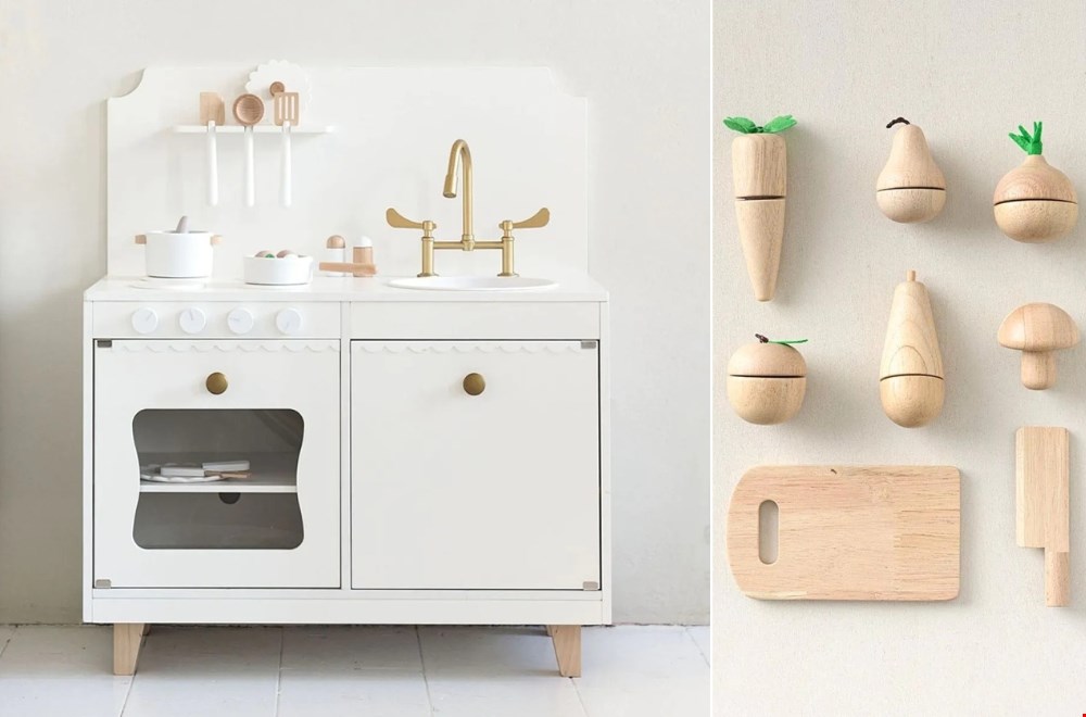 Stijlvolle speelgoedkeuken Stijlvolle speelgoedkeuken